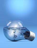 LightBulb with water photo