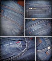 Jeans fassion collage photo