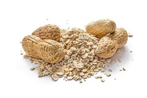 Peanuts and oatmeal photo
