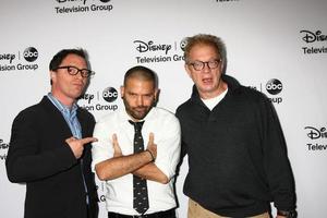 LOS ANGELES, JAN 10 - Joshua Malina, Guillermo Diaz, Jeff Perry attends the ABC TCA Winter 2013 Party at Langham Huntington Hotel on January 10, 2013 in Pasadena, CA photo