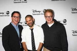 LOS ANGELES, JAN 10 - Joshua Malina, Guillermo Diaz, Jeff Perry attends the ABC TCA Winter 2013 Party at Langham Huntington Hotel on January 10, 2013 in Pasadena, CA photo