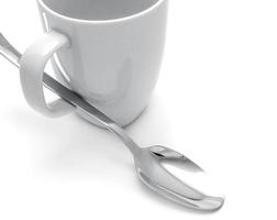 Mug and spoon photo