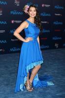LOS ANGELES, NOV 14 - Auli i Cravalho at the Moana  at TCL Chinese Theater IMAX on November 14, 2016 in Los Angeles, CA photo