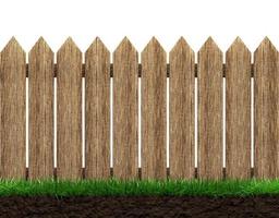 Wooden fence background photo