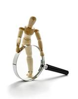 Manikin and magnifier photo