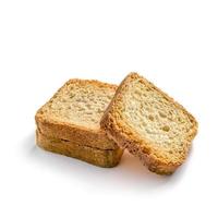 Toasts on white photo