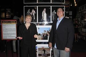 LOS ANGELES, MAY 27 - Alison Arngrim, Steven Wishnoff at the Missing Marilyn Monroe Images Unveiled at the Hollywood Museum on May 27, 2015 in Los Angeles, CA photo