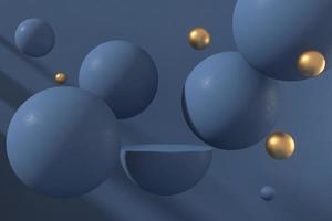 Abstract minimal design for cosmetic or product  podium 3d rende photo