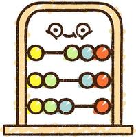 Abacus Chalk Drawing vector