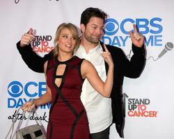 LOS ANGELES, OCT 8 - Michael Muhney, Kim Matula at the CBS Daytime After Dark Event at Comedy Store on October 8, 2013 in West Hollywood, CA photo