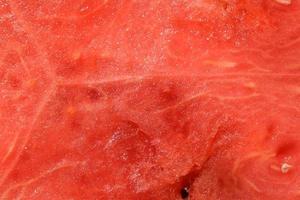 red pulp of juicy ripe watermelon photo