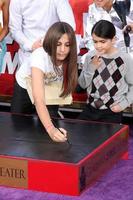 LOS ANGELES, JAN 26 - Paris Jackson at the Michael Jackson Immortalized Handprint and Footprint Ceremony at Graumans Chinese Theater on January 26, 2012 in Los Angeles, CA photo