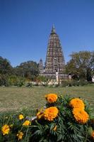 Mahabodhi temple, bodh gaya, India photo