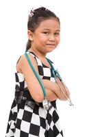 Young female doctor - isolated over a white background photo