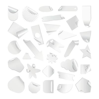 Set of Paper Stickers