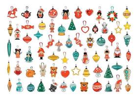 Set of Christmas Toys vector