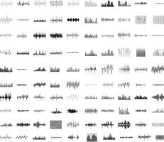 Equalizer Wave Set vector