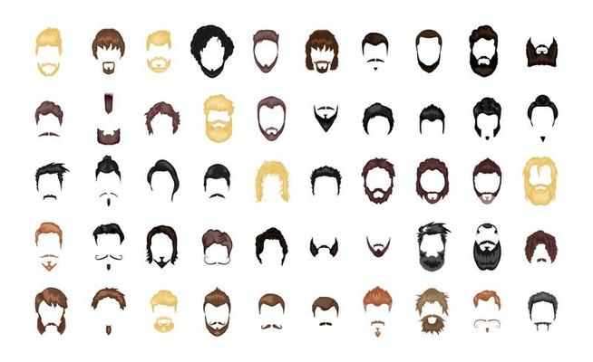 Men Hair Vector Art, Icons, and Graphics for Free Download