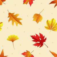 Fallen Leaves Background vector