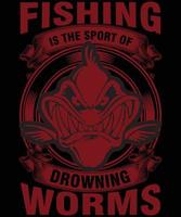 Fishing is the spot......Fishing T Shirt Design vector