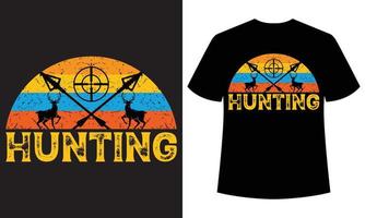 Hunting Colorful New T-shirt Design Template 2022 vector