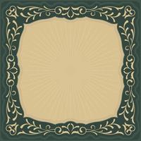Art Nouveau Inspired Background Frame vector