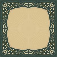 Art Nouveau Inspired Background Frame vector