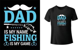 Fishing t shirt design vector