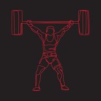 diseño de camiseta de fitness vector