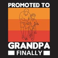 Grandpa t shirt design vector