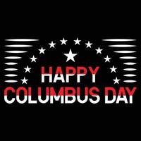 Columbus t shirt design vector