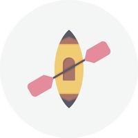 Kayak Flat Circle vector