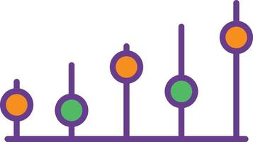 Settings Line Filled Two Color vector