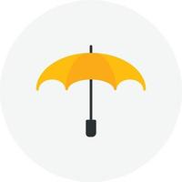 Umbrella Flat Circle vector