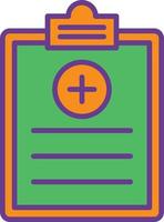 Clipboard Line Filled Two Color vector