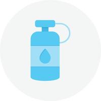 Sport Bottle Flat Circle vector