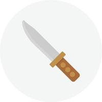 Knife Flat Circle vector