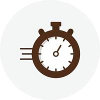 Chronometer Flat Circle vector