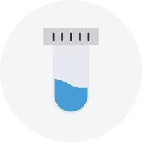 Test Tube Flat Circle vector