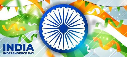 India Independence Day Background vector