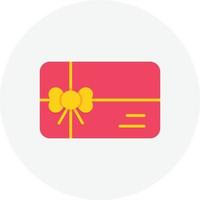 Gift Card Line Filled Two Color vector