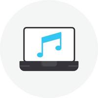 Music Flat Circle vector