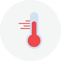Thermometer Flat Circle vector