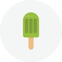 Popsicle Stick Flat Circle vector