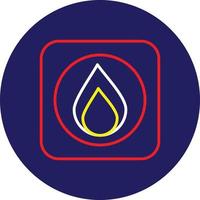 Emergency Button Line Multicolor vector