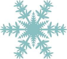 gráfico de diseño vectorial de copos de nieve. El elemento hermoso para muchos propósitos. vector