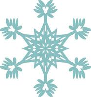 Graphic of snowflakes vector design.The beautiful element for many purposes.