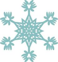 Graphic of snowflakes vector design.The beautiful element for many purposes.