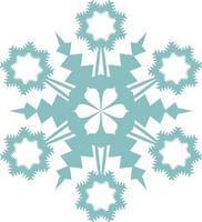 gráfico de diseño vectorial de copos de nieve. El elemento hermoso para muchos propósitos. vector