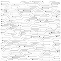 vector de placa de circuito electrónico para concepto de tecnología y finanzas y educación